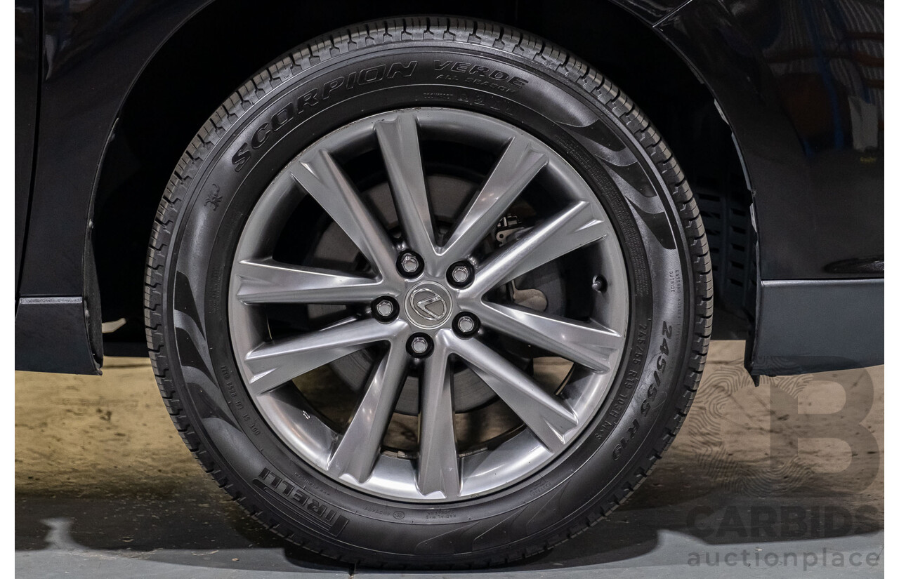 4/2013 Lexus RX450h Sports Luxury GYL15R MY12 4d Wagon Black 3.5L V6 Hybrid