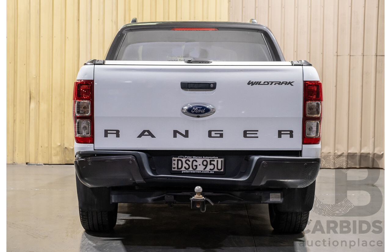 10/2017 Ford Ranger Wildtrak 3.2 (4x4) PX MKII Dual Cab P/Up White 3.2L Turbo Diesel