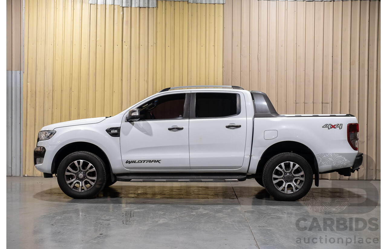 10/2017 Ford Ranger Wildtrak 3.2 (4x4) PX MKII Dual Cab P/Up White 3.2L Turbo Diesel