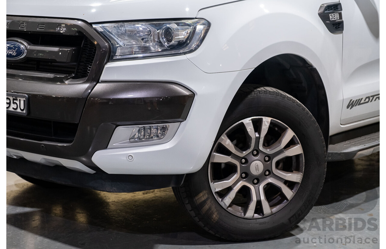 10/2017 Ford Ranger Wildtrak 3.2 (4x4) PX MKII Dual Cab P/Up White 3.2L Turbo Diesel