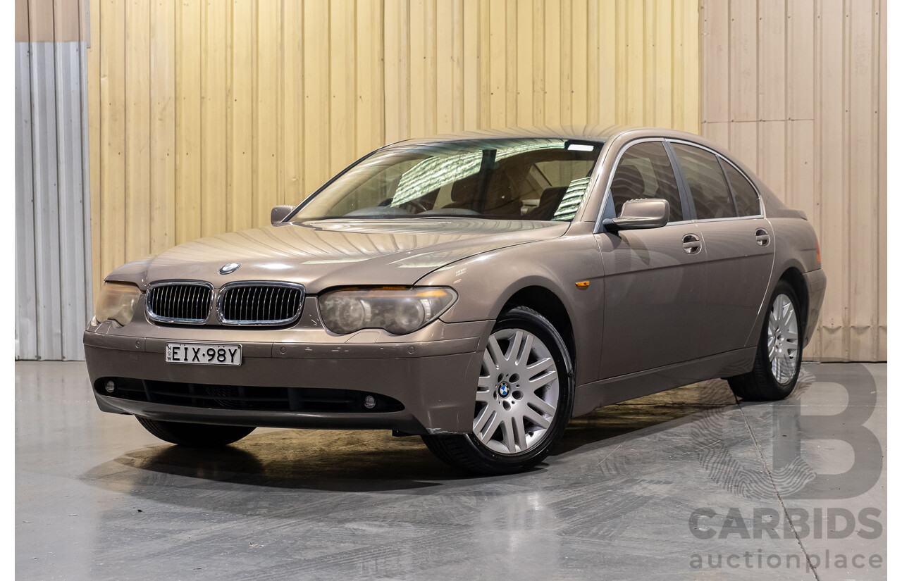 2/2003 Bmw 735i E65 4d Sedan Beige 3.6L V8