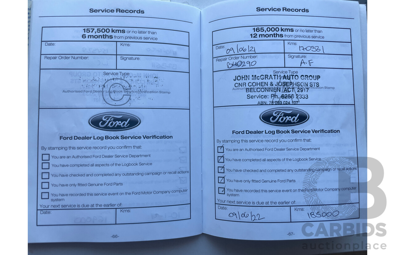 6/2012 Ford Territory TX (rwd) SZ 4d Wagon Brown 4.0L