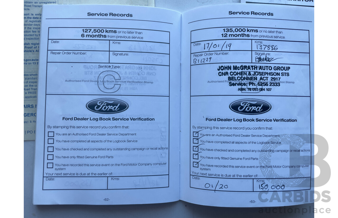 6/2012 Ford Territory TX (rwd) SZ 4d Wagon Brown 4.0L