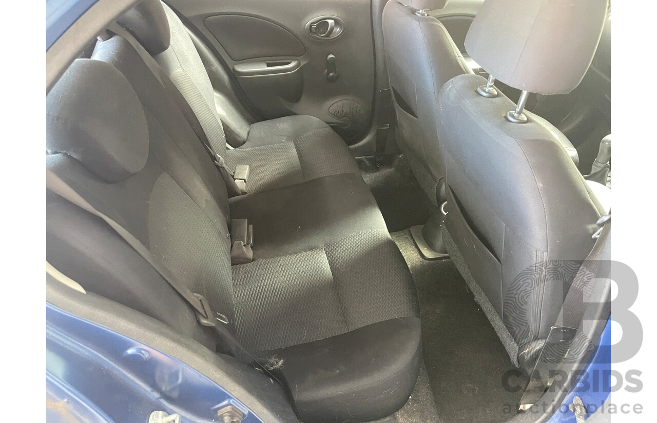 6/2014 Nissan Micra ST K13 MY13 5d Hatchback Blue 1.2L