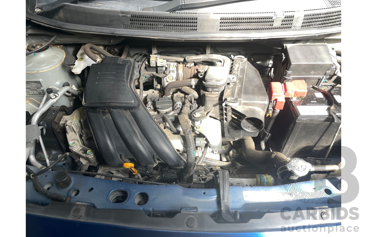 6/2014 Nissan Micra ST K13 MY13 5d Hatchback Blue 1.2L