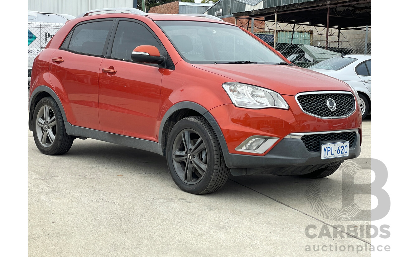 11/2012 Ssangyong Kyron 2.0 Xdi SPR D100 MY09 4d Wagon Orange 2.0L