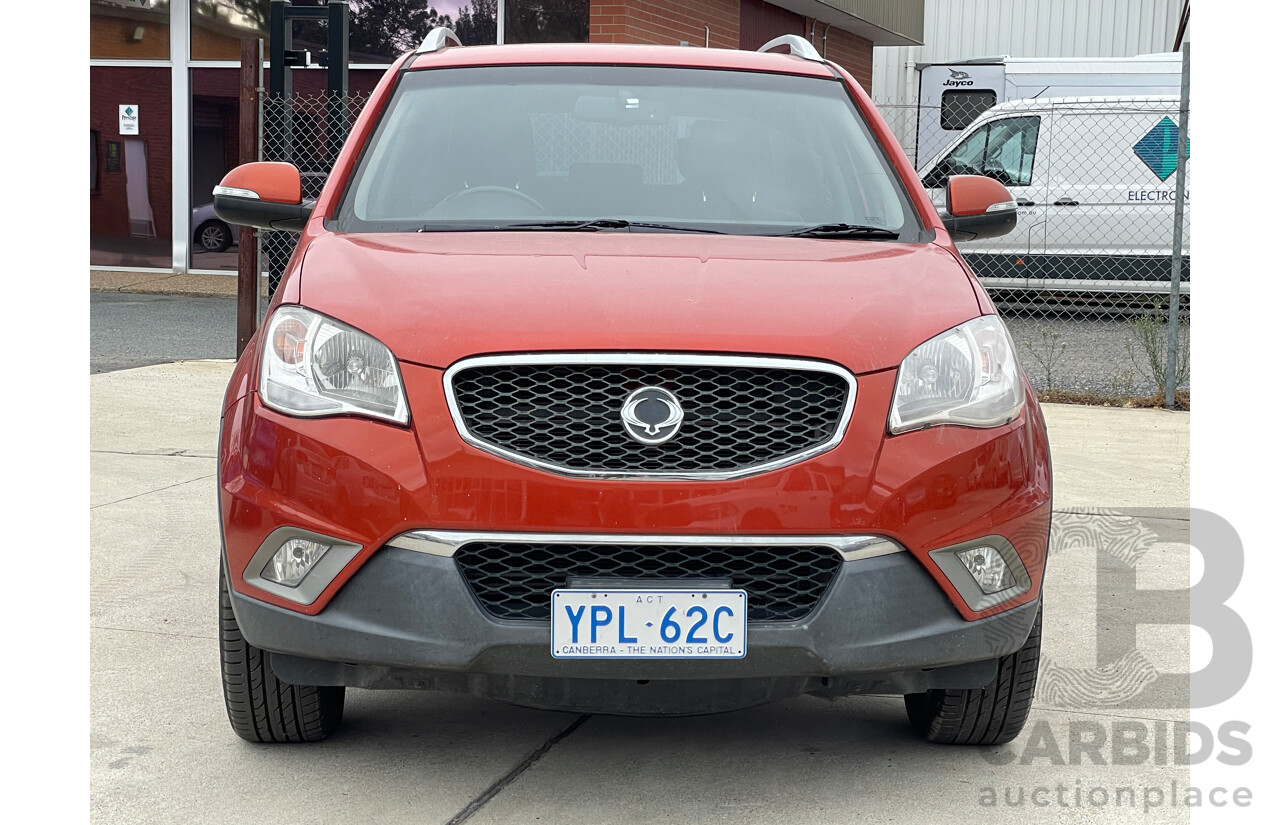 11/2012 Ssangyong Kyron 2.0 Xdi SPR D100 MY09 4d Wagon Orange 2.0L