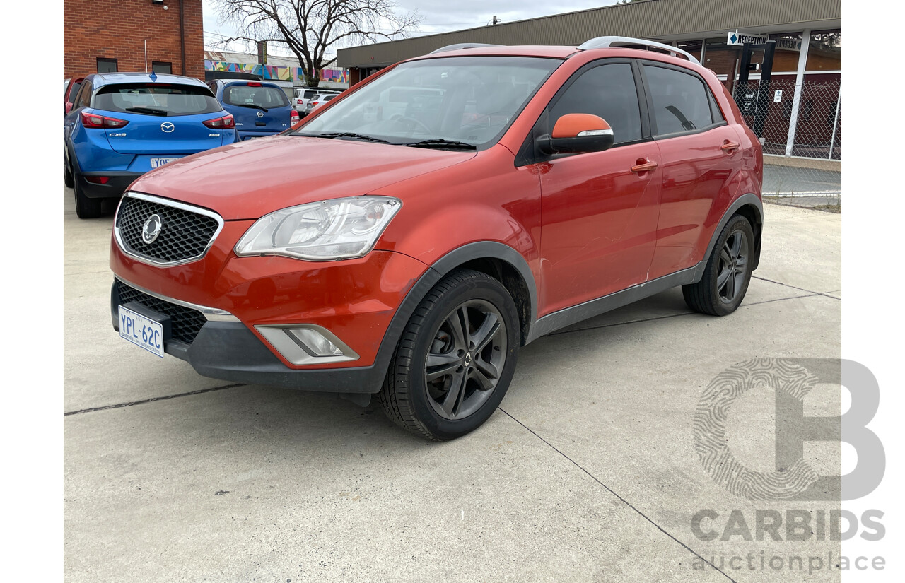11/2012 Ssangyong Kyron 2.0 Xdi SPR D100 MY09 4d Wagon Orange 2.0L