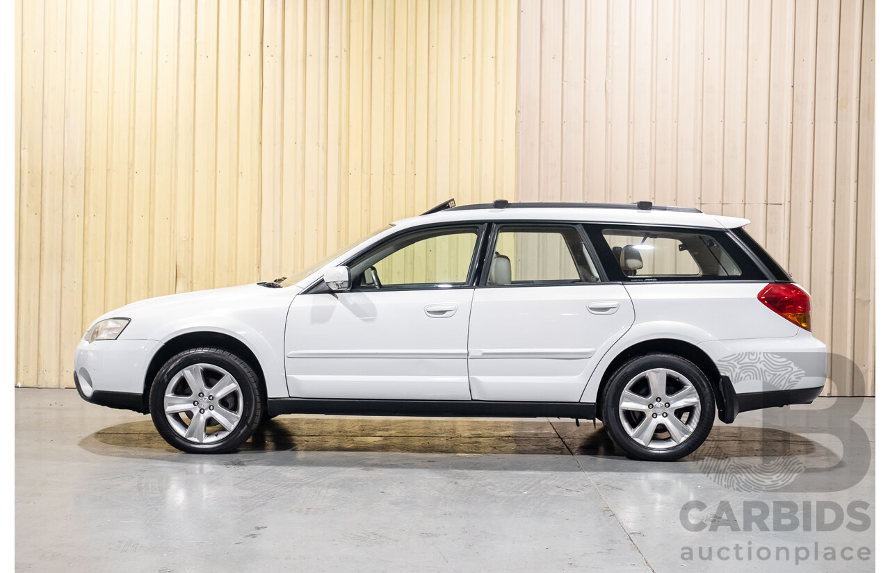 10/2005 Subaru Outback 3.0R Premium MY05 4d Wagon White 3.0L