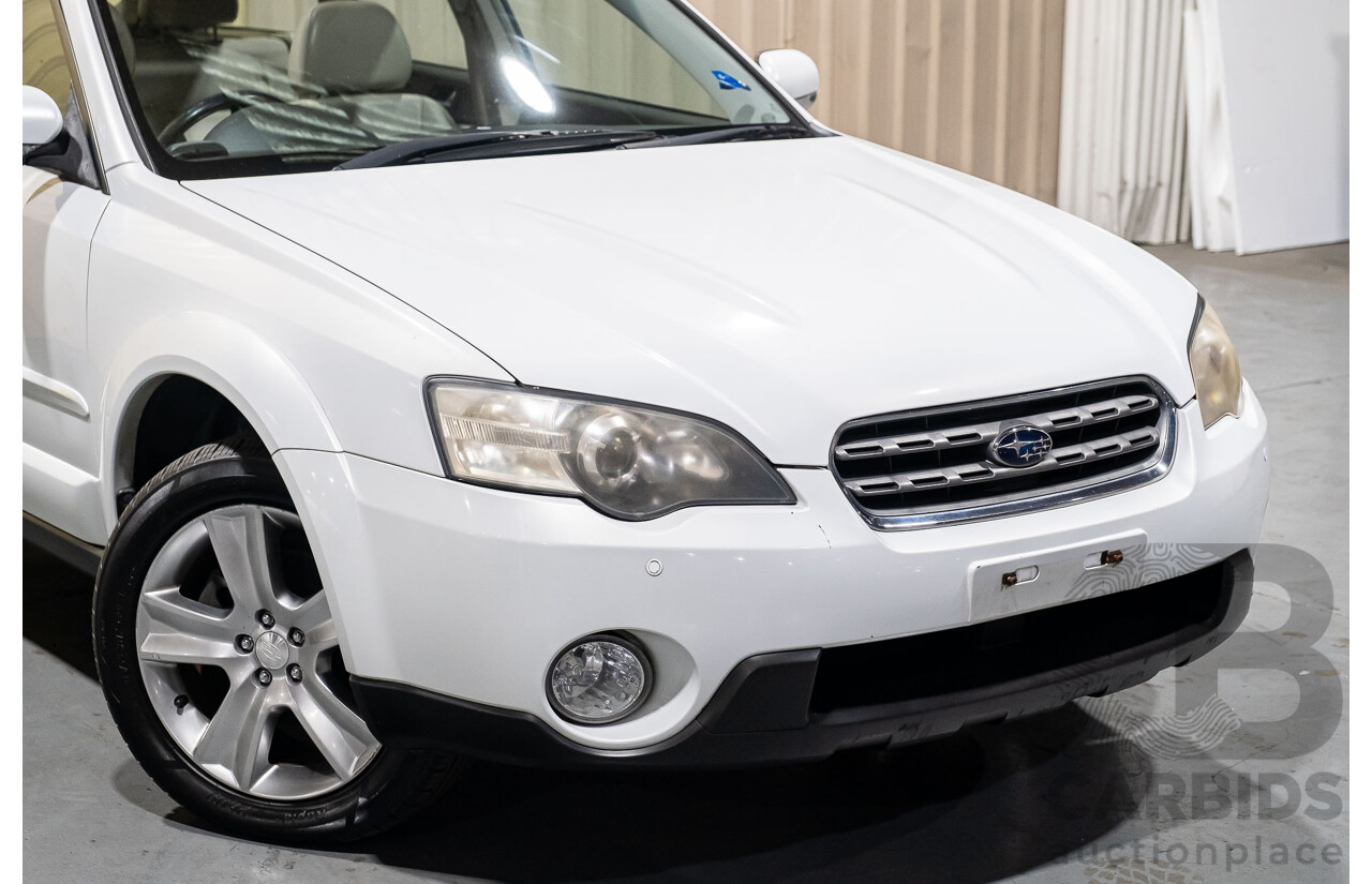 10/2005 Subaru Outback 3.0R Premium MY05 4d Wagon White 3.0L