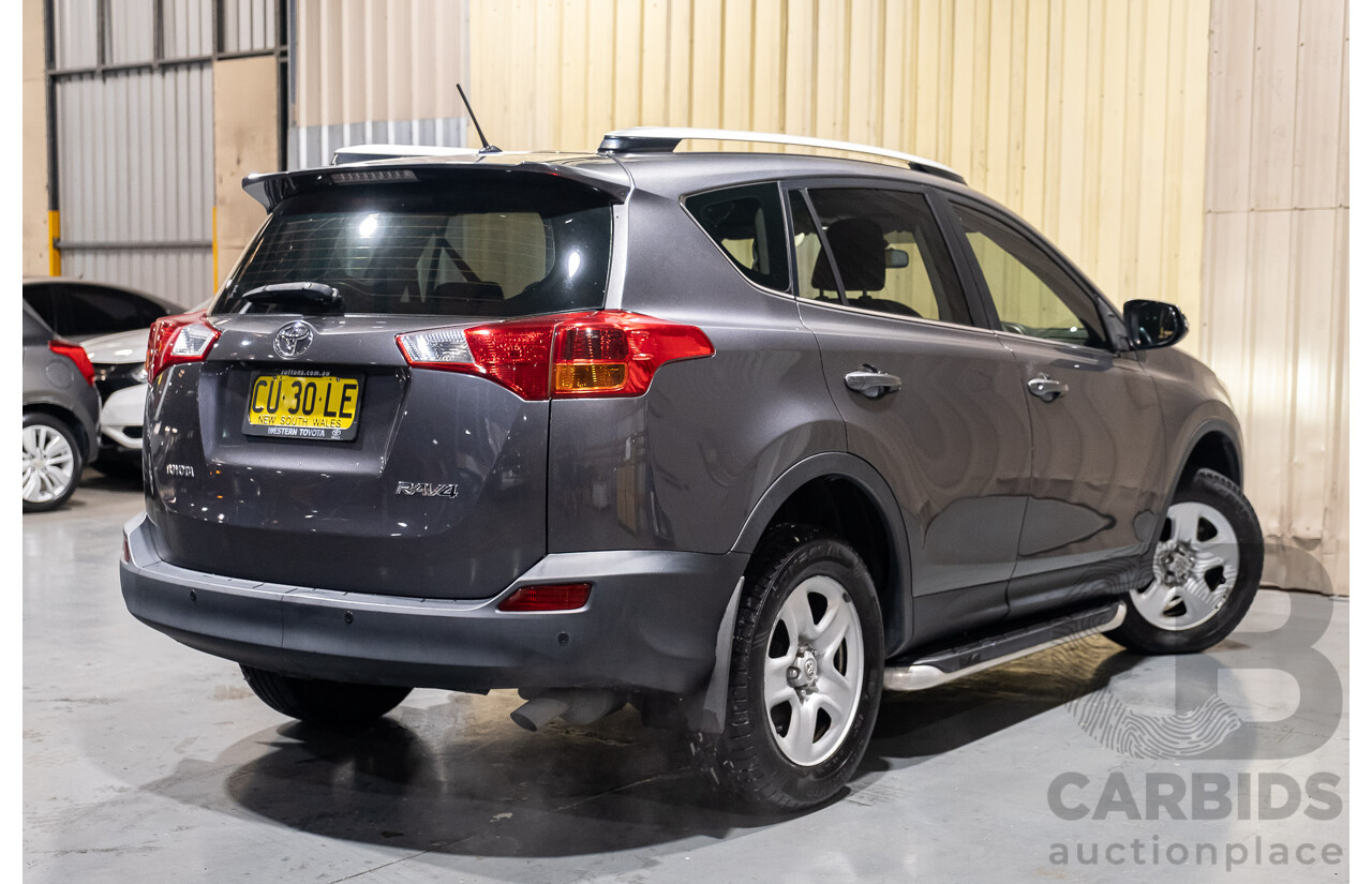 4/2015 Toyota RAV4 GX ZSA42R MY14 UPGRADE 4d Wagon Metallic Grey 2.0L