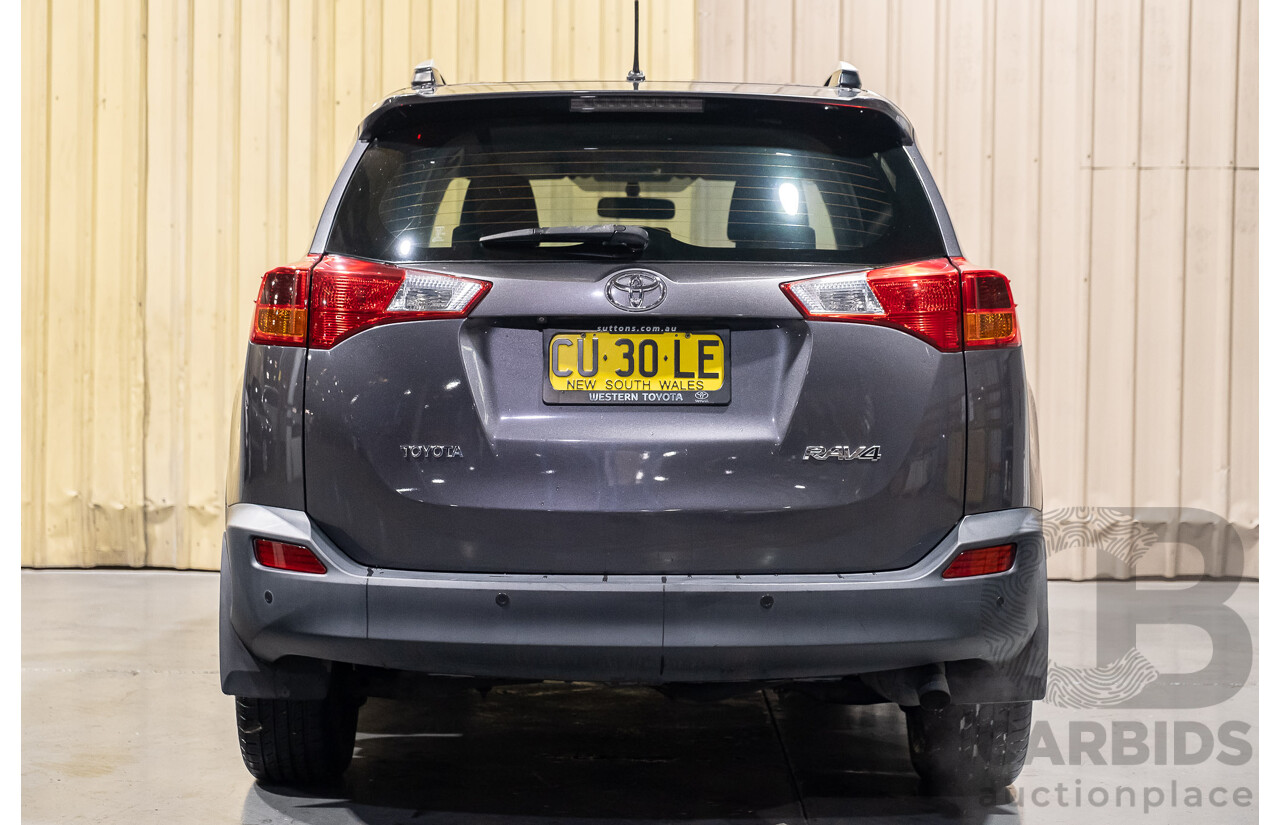 4/2015 Toyota RAV4 GX ZSA42R MY14 UPGRADE 4d Wagon Metallic Grey 2.0L