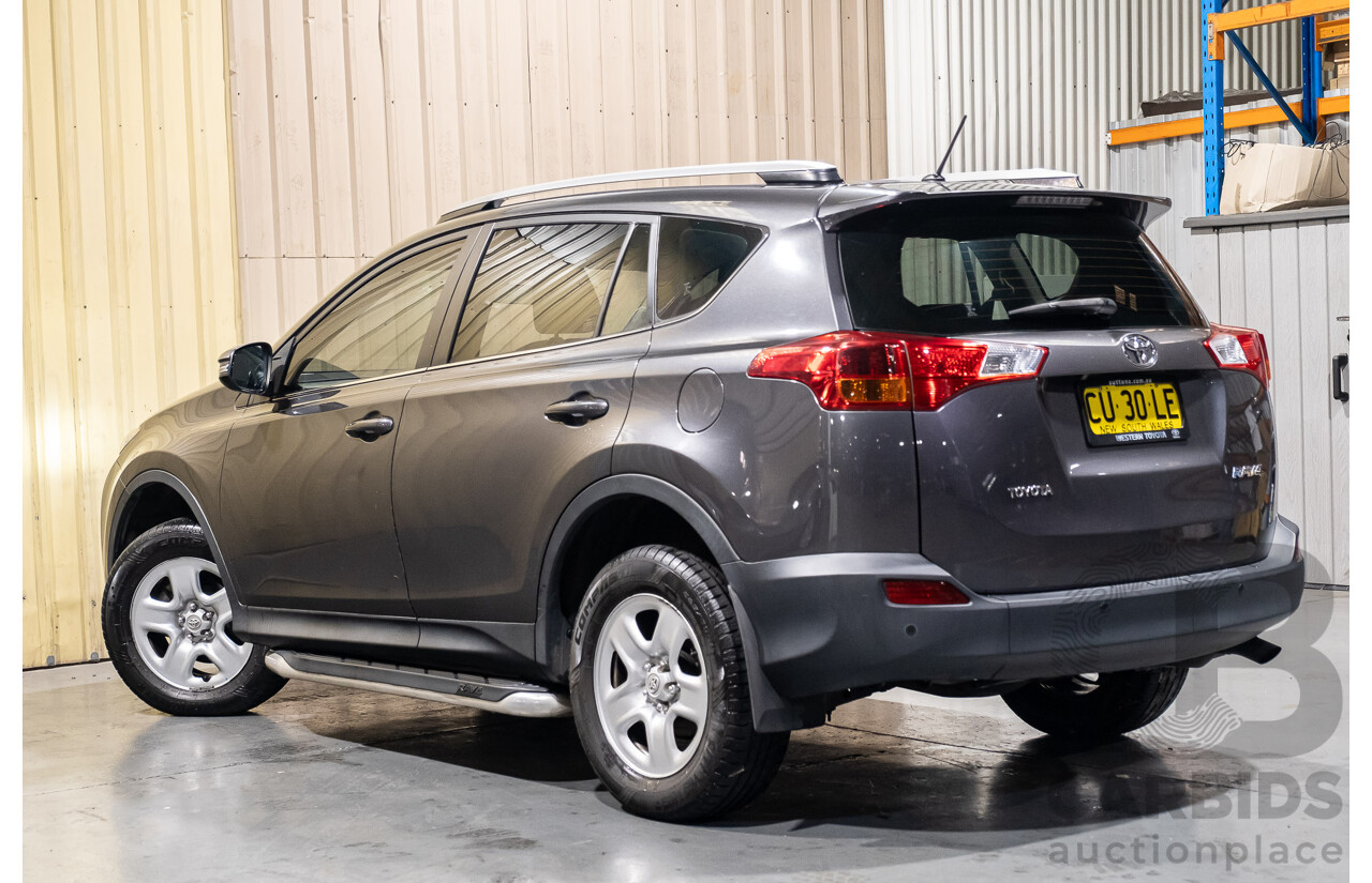 4/2015 Toyota RAV4 GX ZSA42R MY14 UPGRADE 4d Wagon Metallic Grey 2.0L