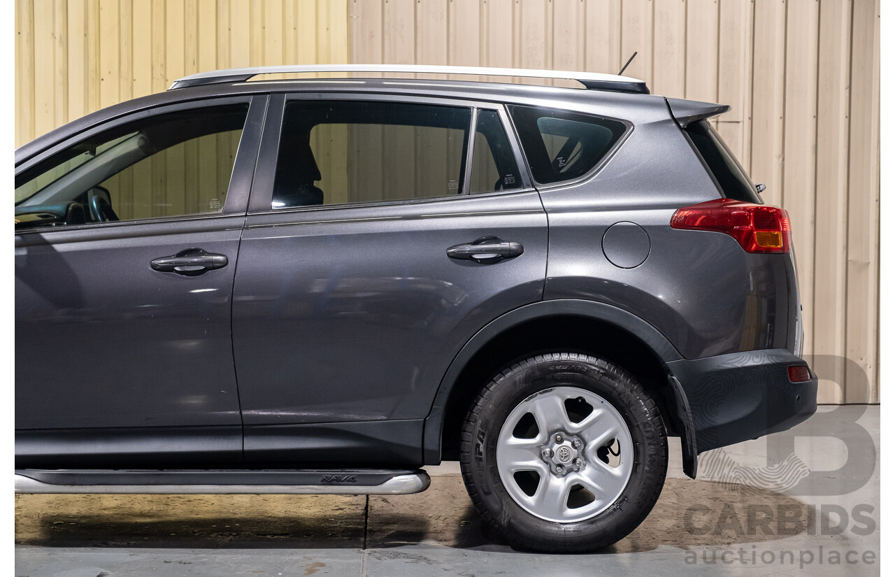 4/2015 Toyota RAV4 GX ZSA42R MY14 UPGRADE 4d Wagon Metallic Grey 2.0L