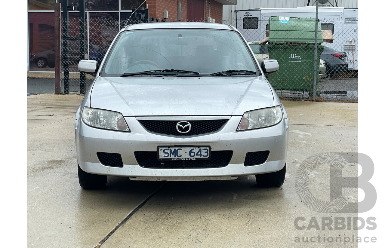 9/2003 Mazda 323 Astina  5d Hatchback Silver 1.8L