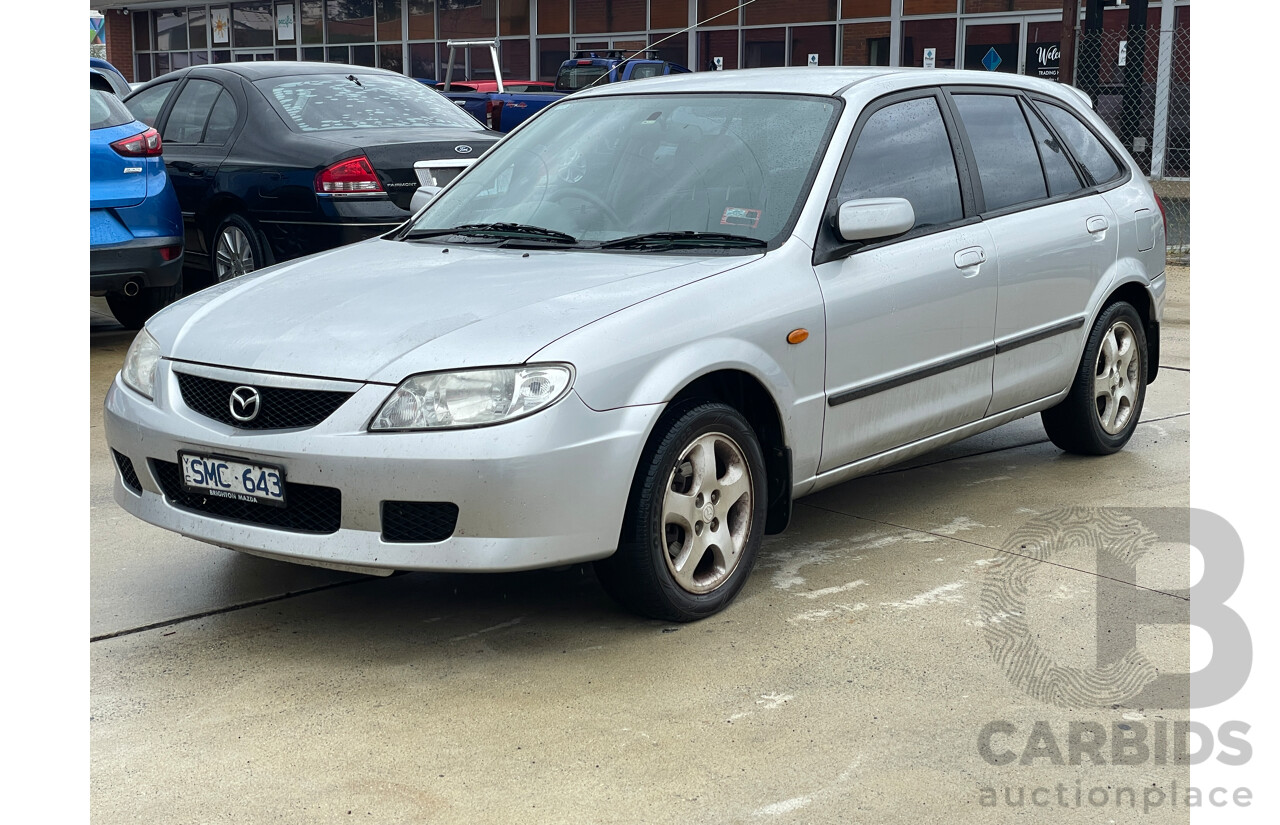 9/2003 Mazda 323 Astina  5d Hatchback Silver 1.8L