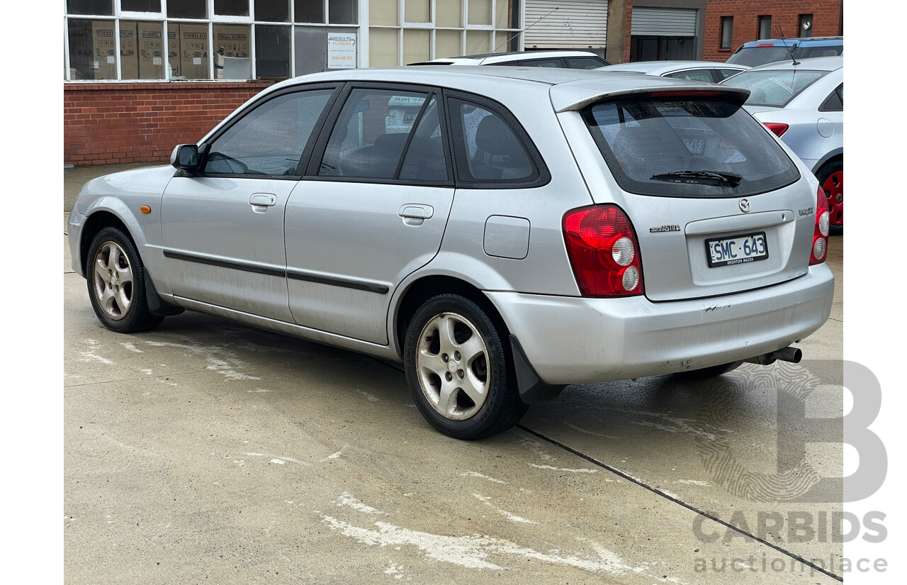 9/2003 Mazda 323 Astina  5d Hatchback Silver 1.8L