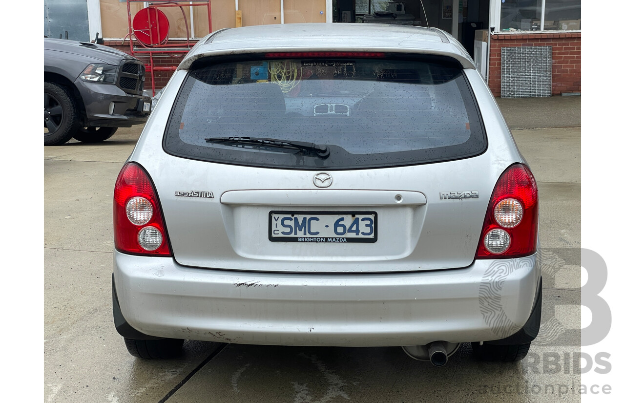 9/2003 Mazda 323 Astina  5d Hatchback Silver 1.8L