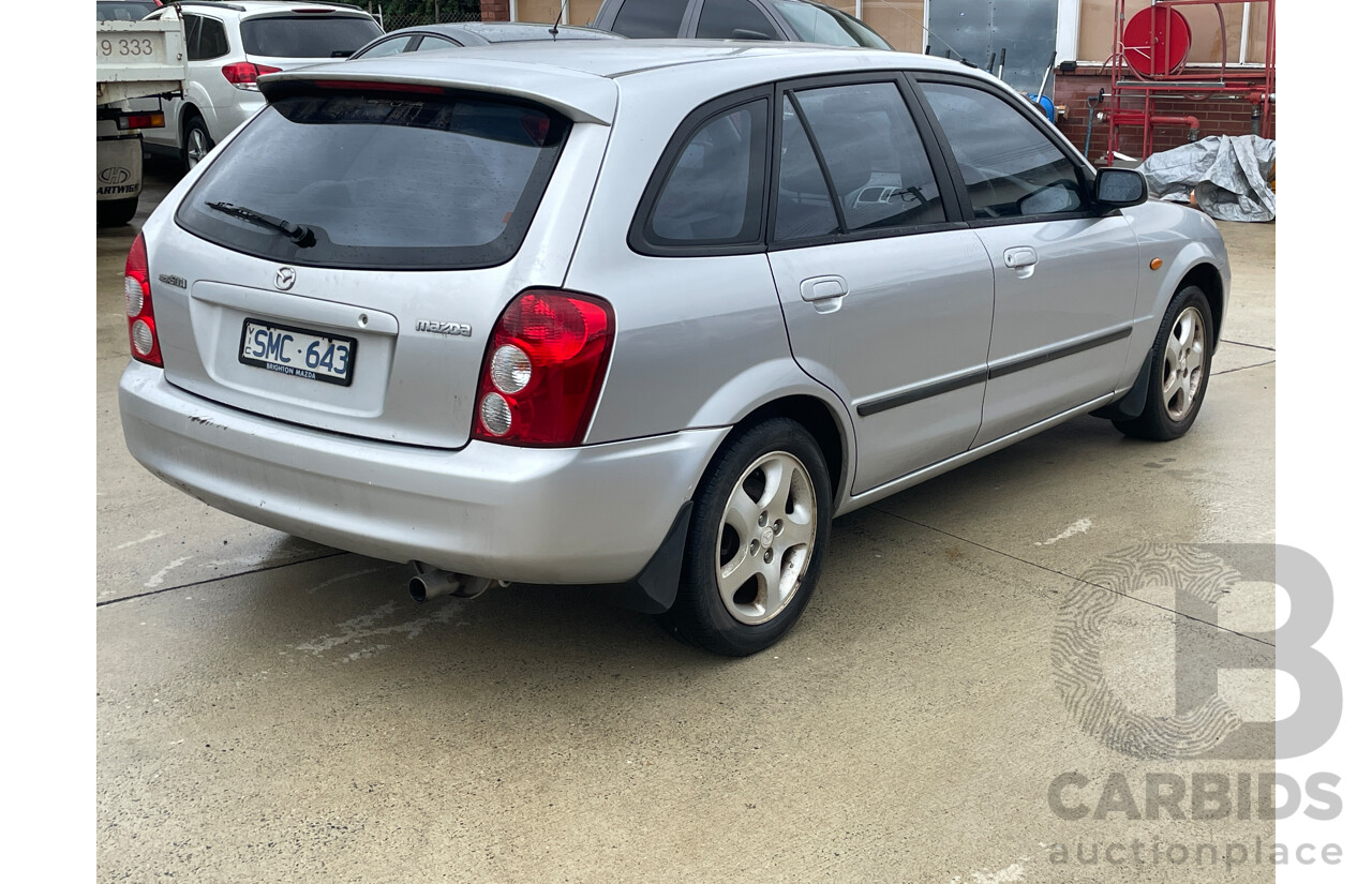 9/2003 Mazda 323 Astina  5d Hatchback Silver 1.8L