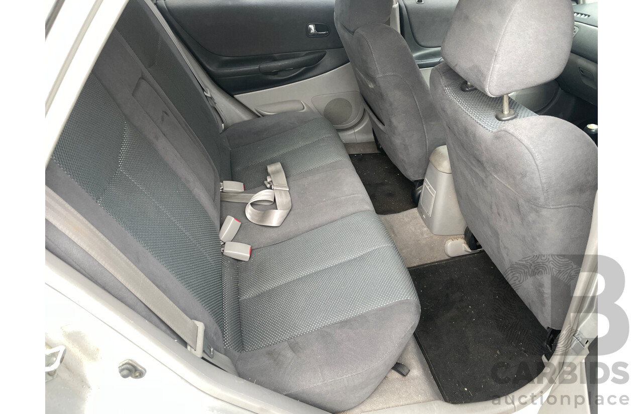 9/2003 Mazda 323 Astina  5d Hatchback Silver 1.8L