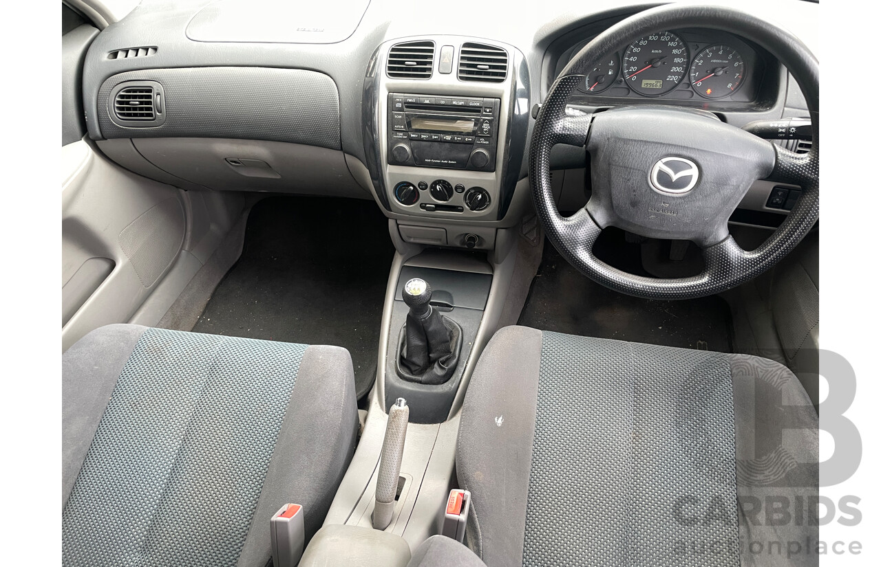 9/2003 Mazda 323 Astina  5d Hatchback Silver 1.8L