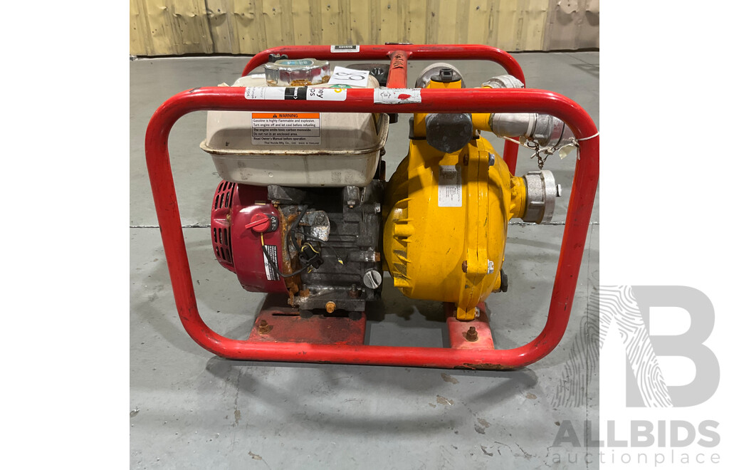 DAVEY PUMP Single Stage Firefighter With GX160 Honda Engine - Approximate ORP $999
