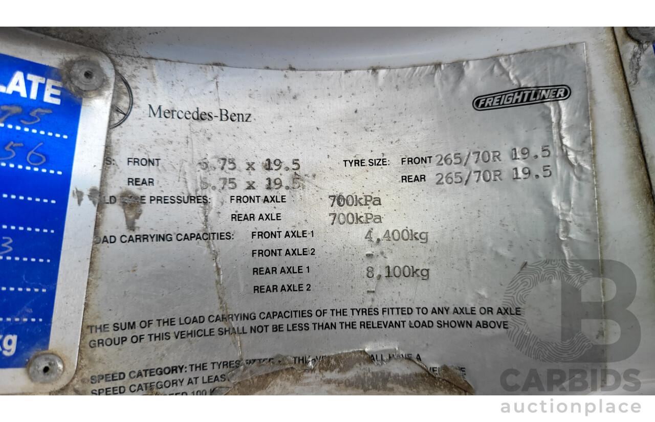 Mercedes Benz Atego-LW 1228 GVM - 11990 KG  Year/Month - 2004/03