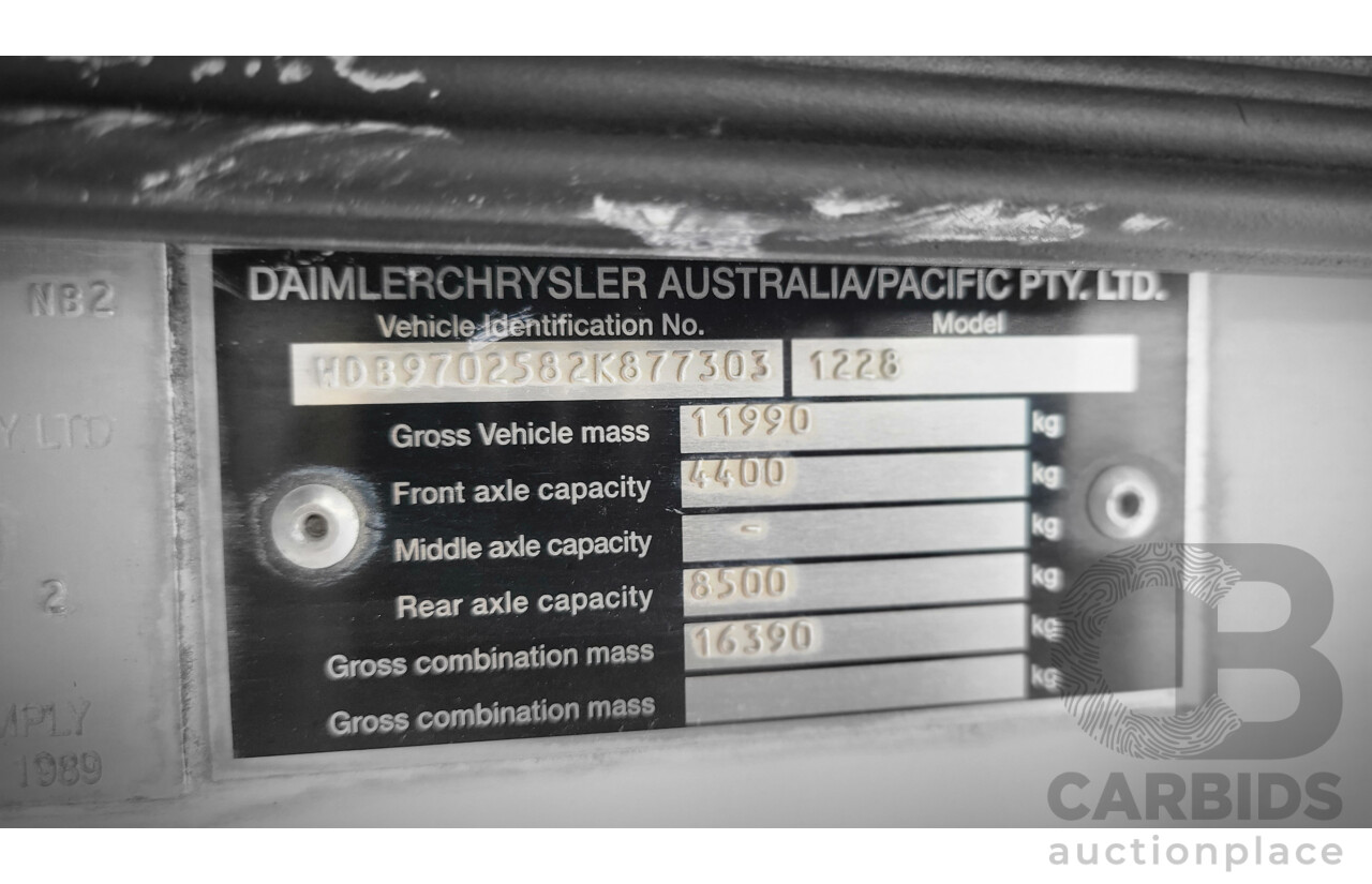 Mercedes Benz Atego-LW 1228 GVM - 11990 KG  Year/Month - 2004/03