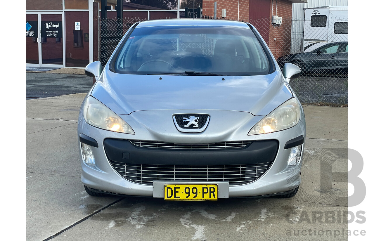 4/2009 Peugeot 308 XS  5d Hatchback Silver 1.6L