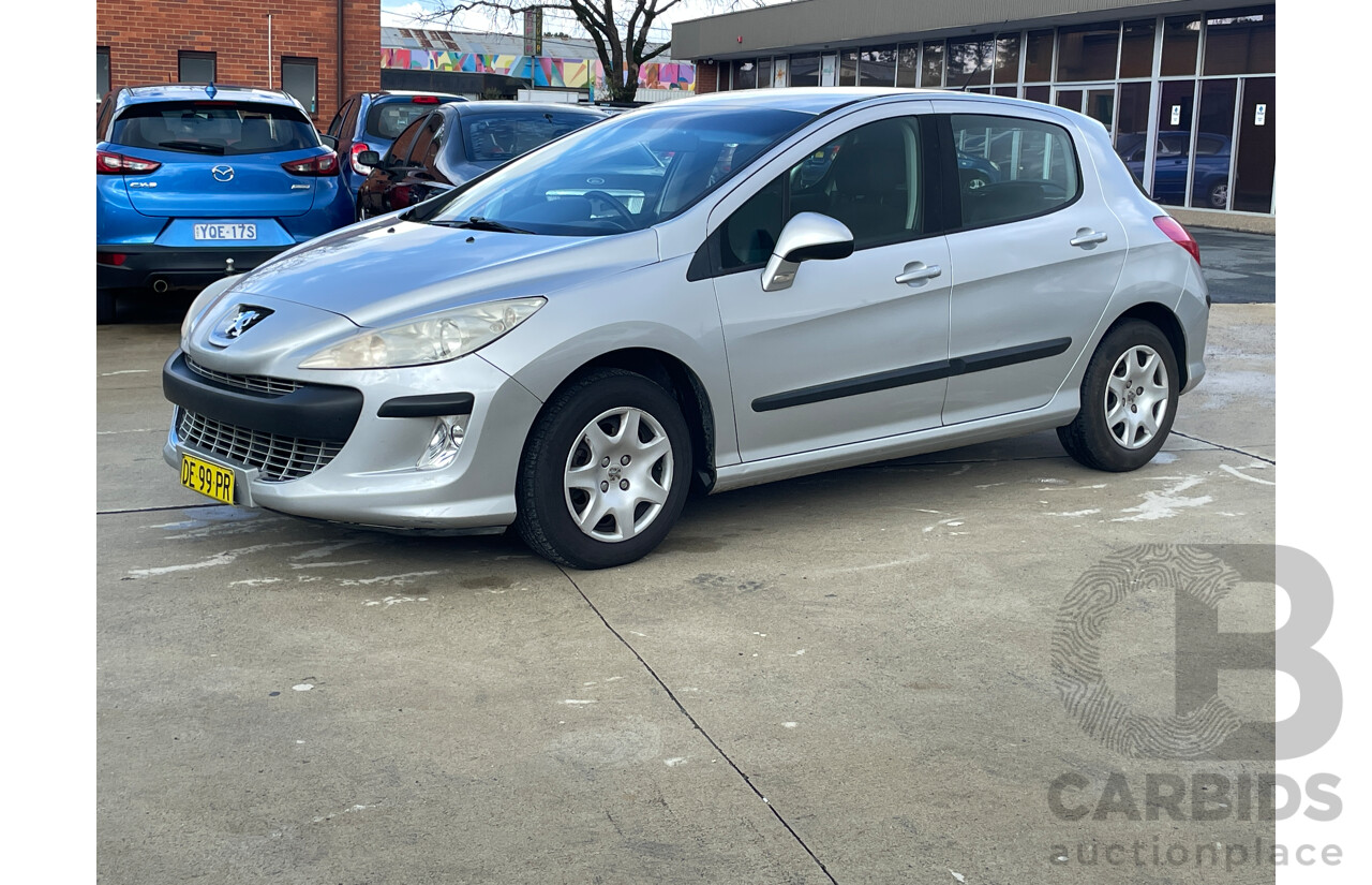 4/2009 Peugeot 308 XS  5d Hatchback Silver 1.6L