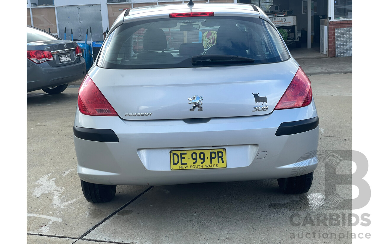 4/2009 Peugeot 308 XS  5d Hatchback Silver 1.6L