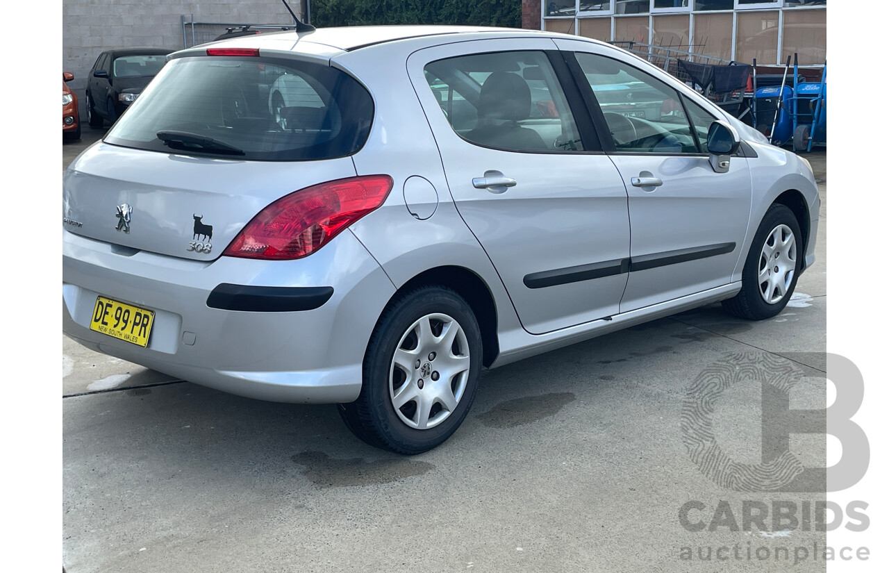 4/2009 Peugeot 308 XS  5d Hatchback Silver 1.6L