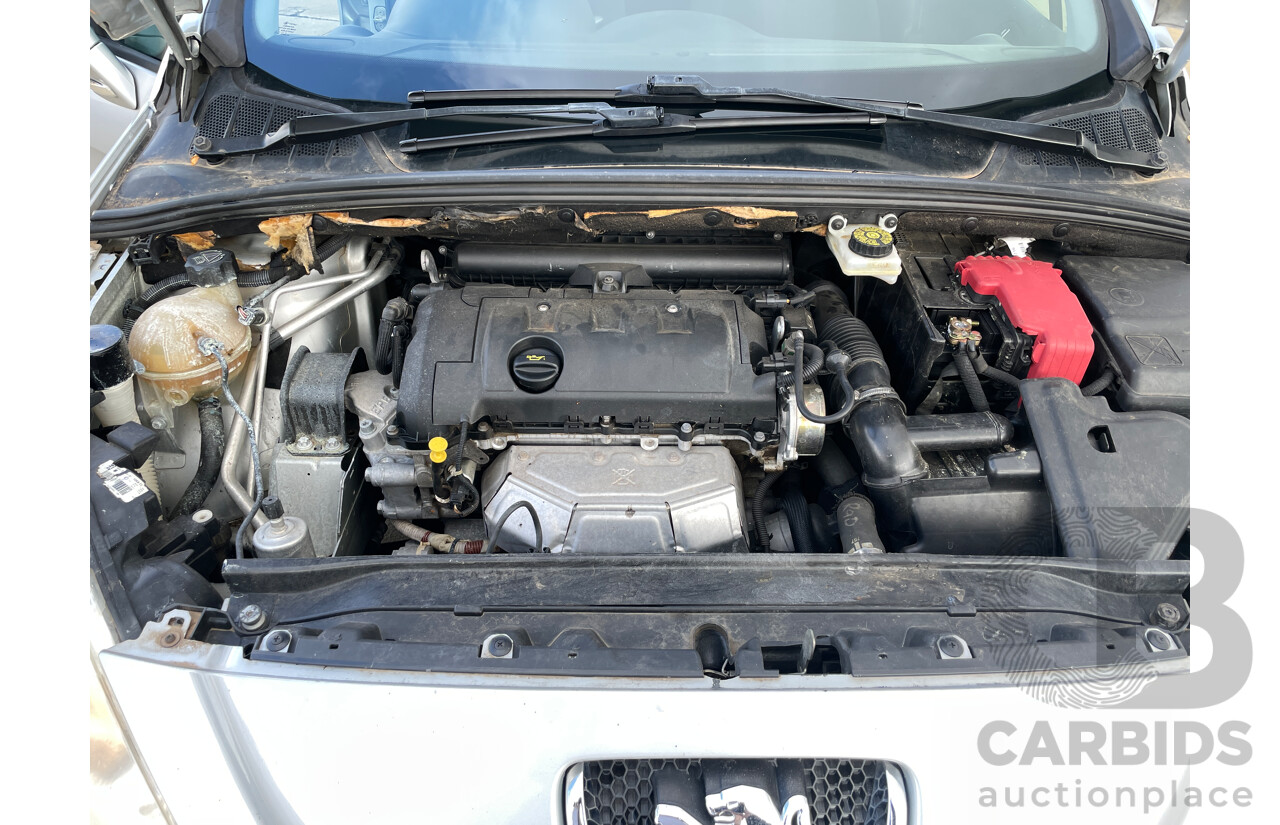 4/2009 Peugeot 308 XS  5d Hatchback Silver 1.6L