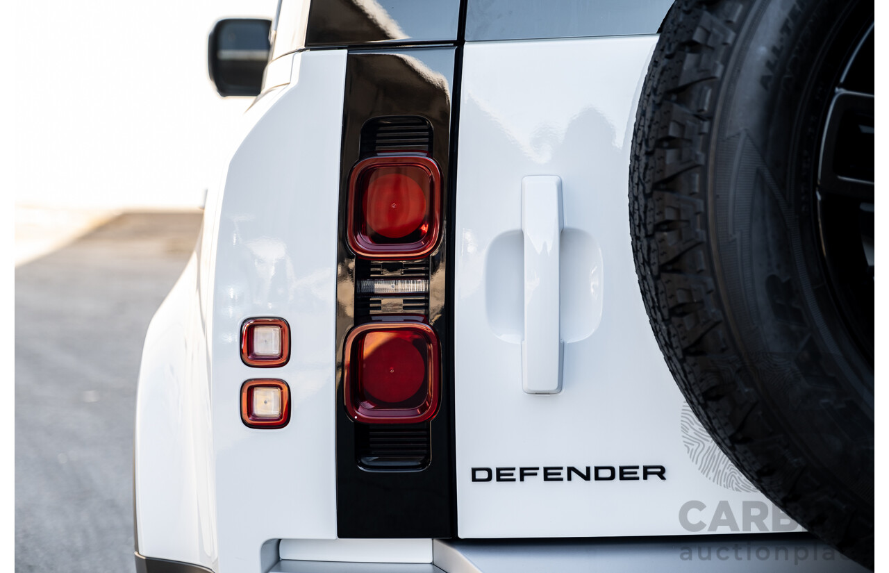 03/2022 Land Rover Defender 110 D250 (4x4) L663 MY22 4d Wagon Fuji White 3.0L Twin Turbo Diesel