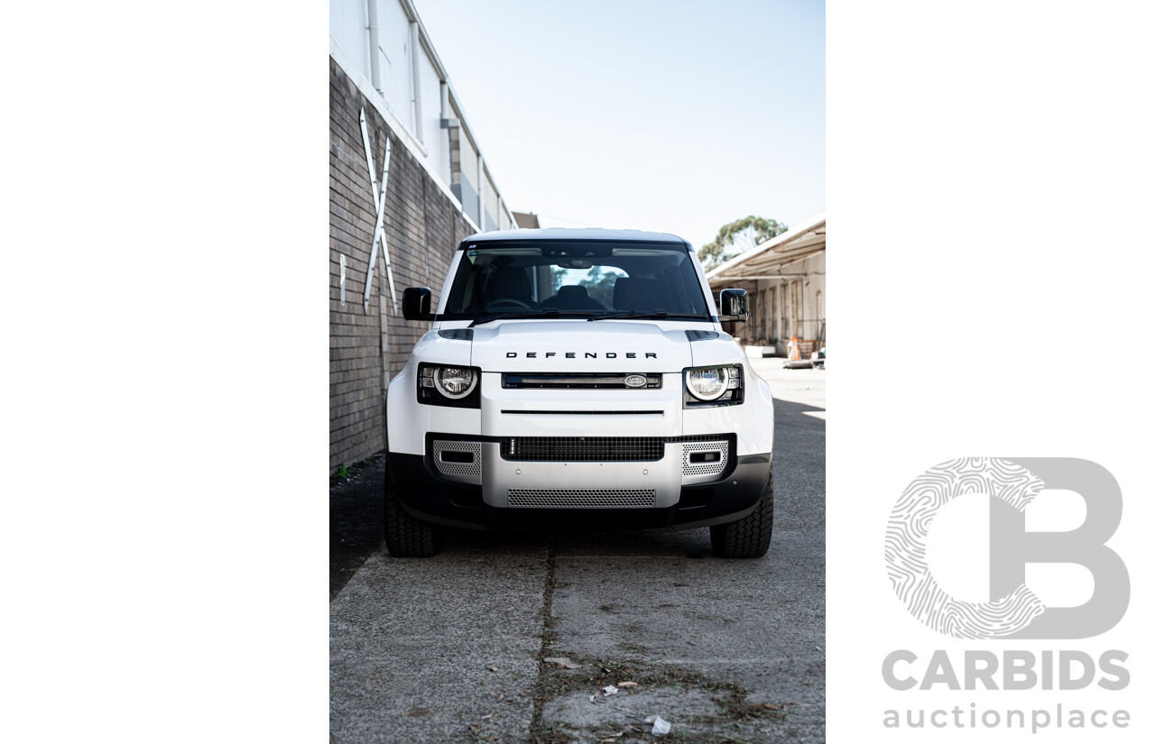 03/2022 Land Rover Defender 110 D250 (4x4) L663 MY22 4d Wagon Fuji White 3.0L Twin Turbo Diesel
