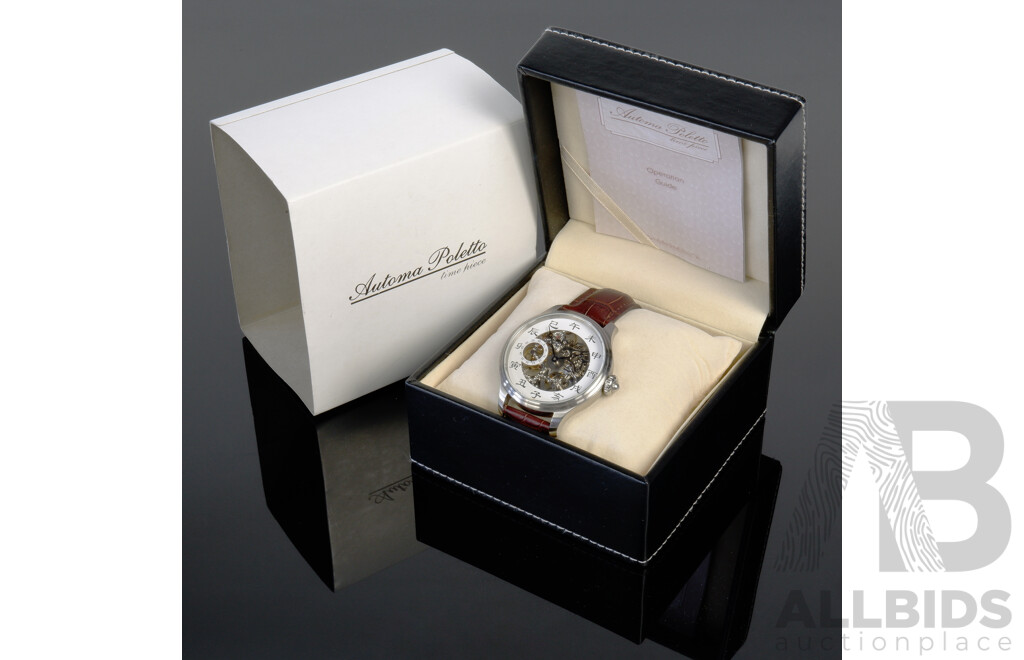 Automa Poletto - AP108-2 - Leather Band - New in Box