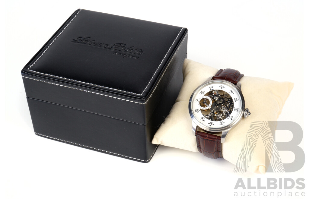 Automa Poletto - AP108-2 - Leather Band - New in Box