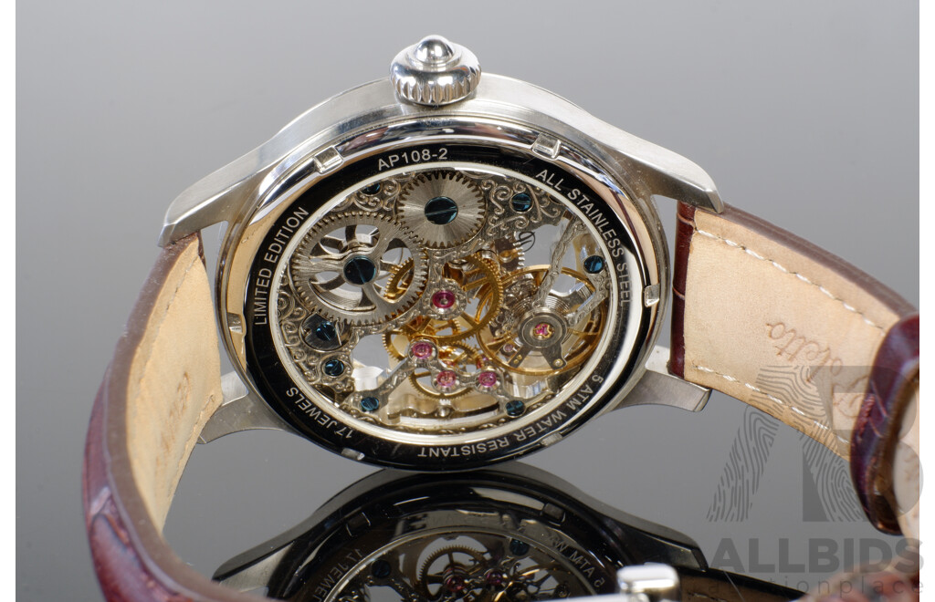 Automa Poletto - AP108-2 - Leather Band - New in Box