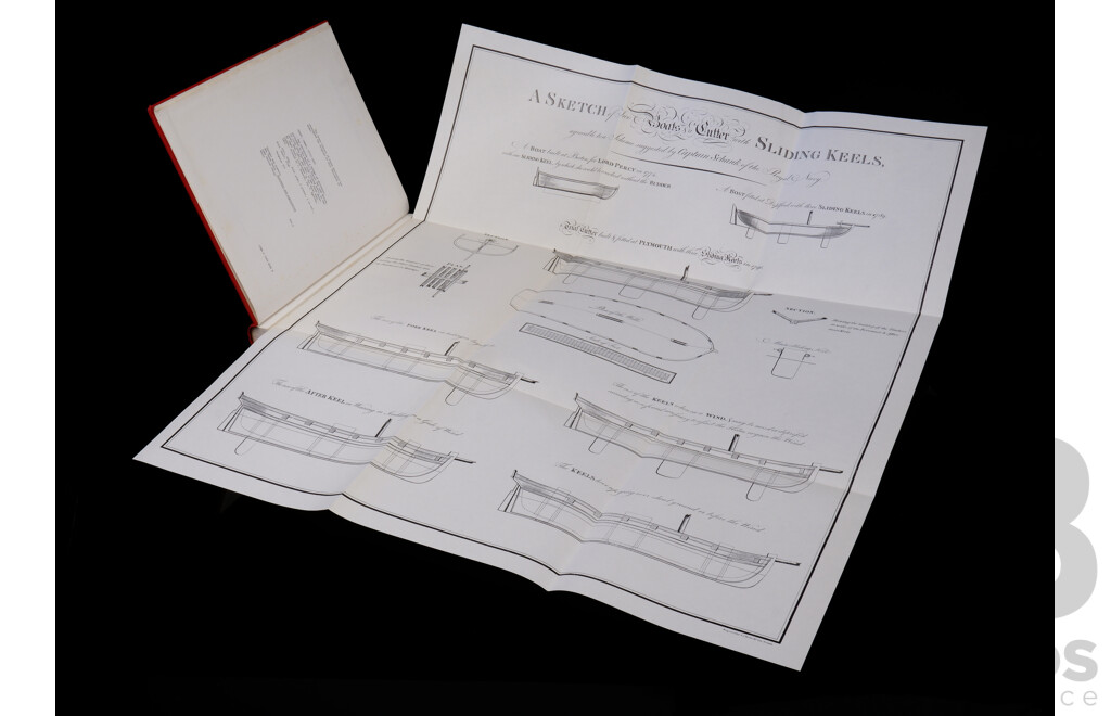 Voyage of the Lady Nelson to NSW 1800 to 1802, James Grant, Australiana Facimile Editions 28, Libraries Board of SA, 1973, Hardcover with Fold Out Ships Diagram