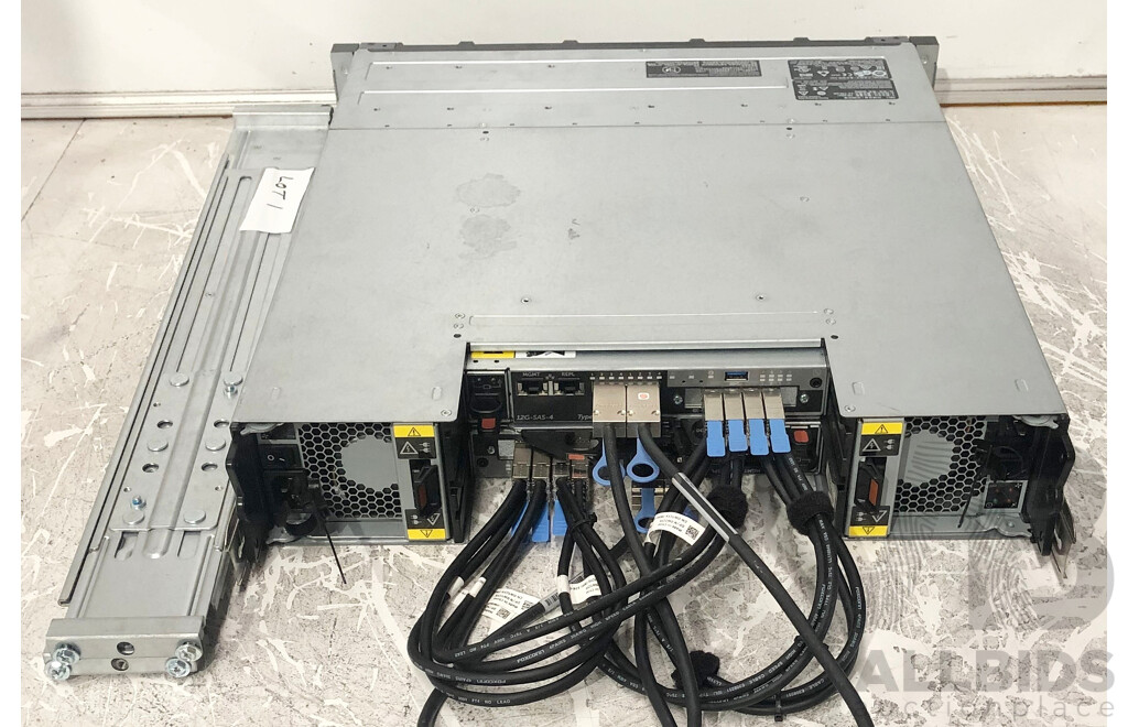 Dell SCv2020 (E10J) 24-Bay Hard Drive Array (28.8TB Installed) with Controller Modules
