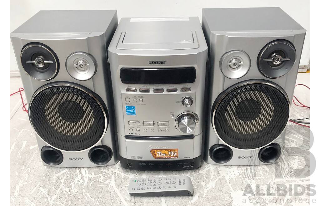 Sony (HCD-HPZ9) 5-CD/AM/FM Micro System