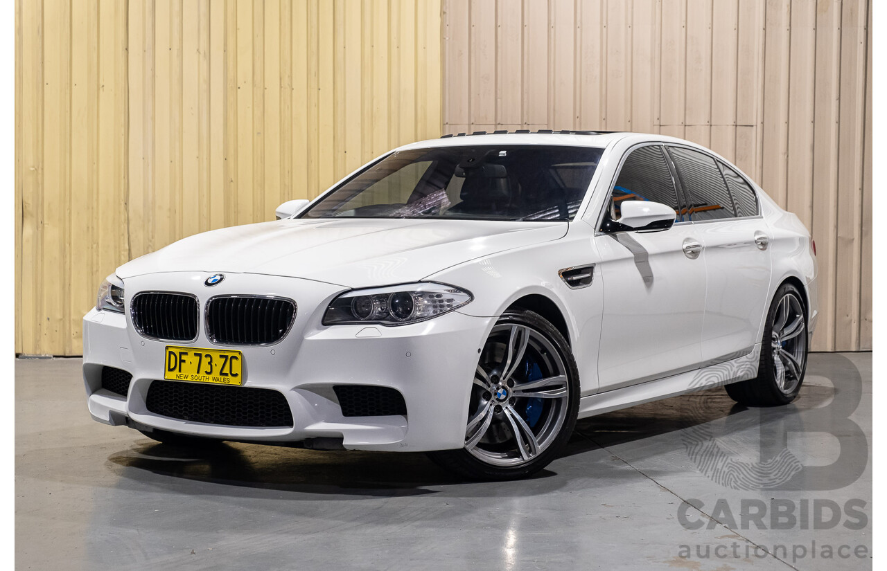 6/2012 BMW M5 F10 MY12 4d Sedan White 4.4L Twin Turbo V8