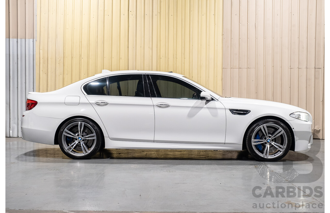 6/2012 BMW M5 F10 MY12 4d Sedan White 4.4L Twin Turbo V8