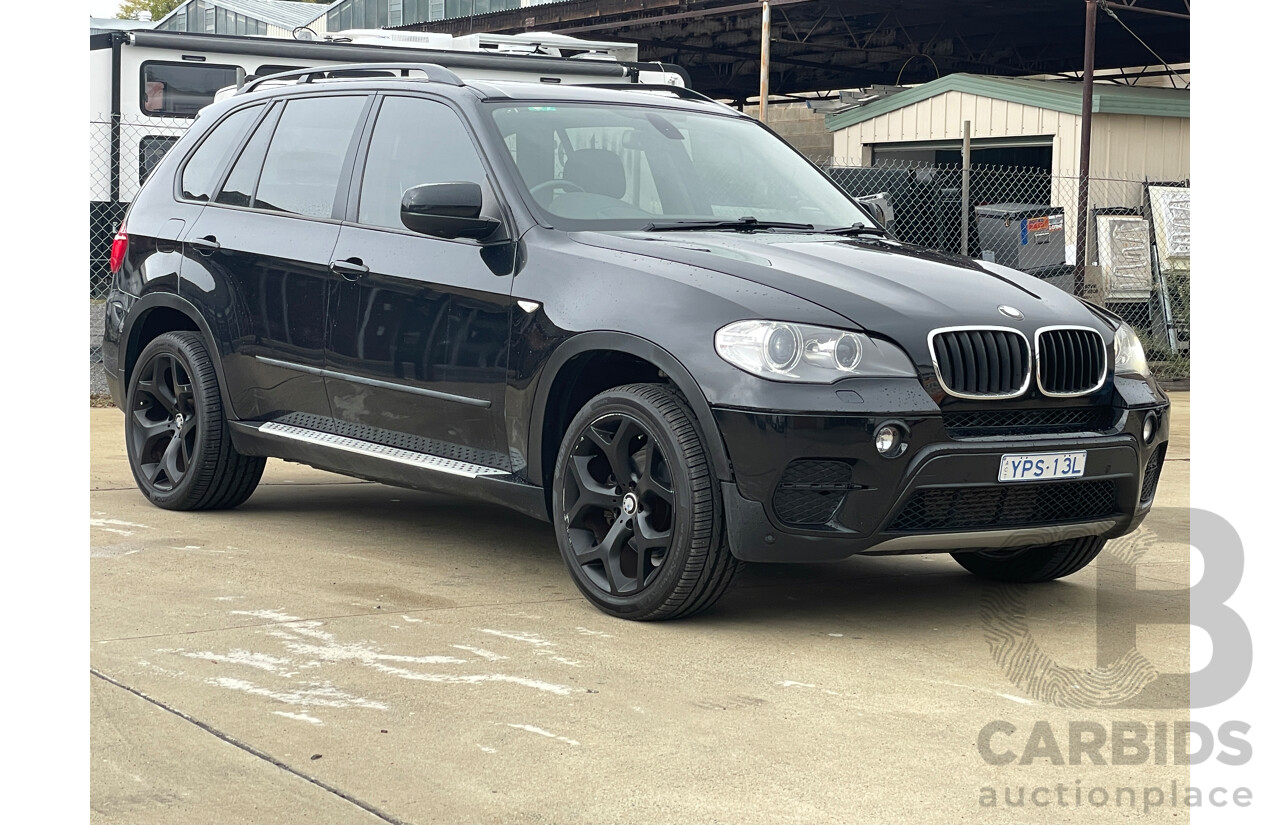 1/2013 Bmw X5 Xdrive 30d E70 MY12 UPGRADE 4d Wagon Black 3.0L