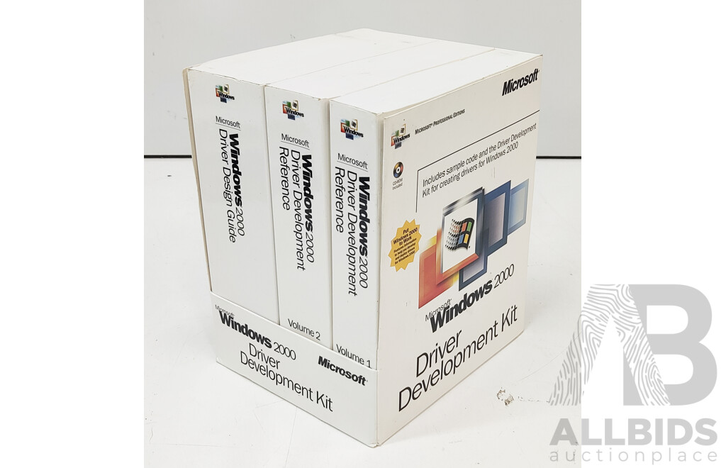 Windows 2000 Driver Development Kit; Driver Design Guide, Driver Developer Reference Vol 1/Vol 2 Book Collection
