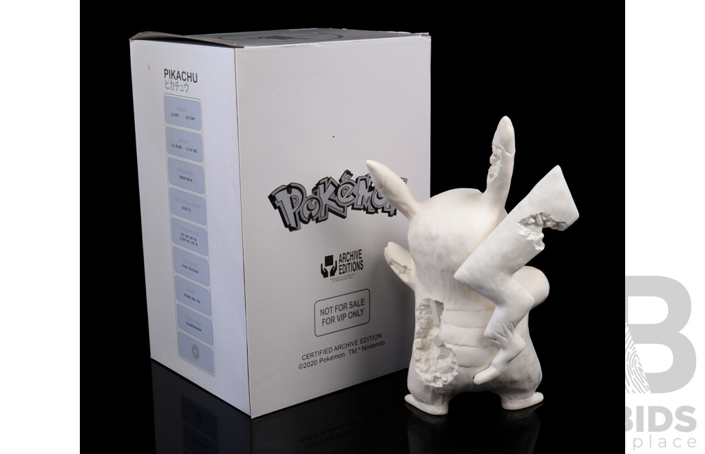 Daniel Arsham X Pokemon Crystalized Pikachu Future Relic Blue (Replica)