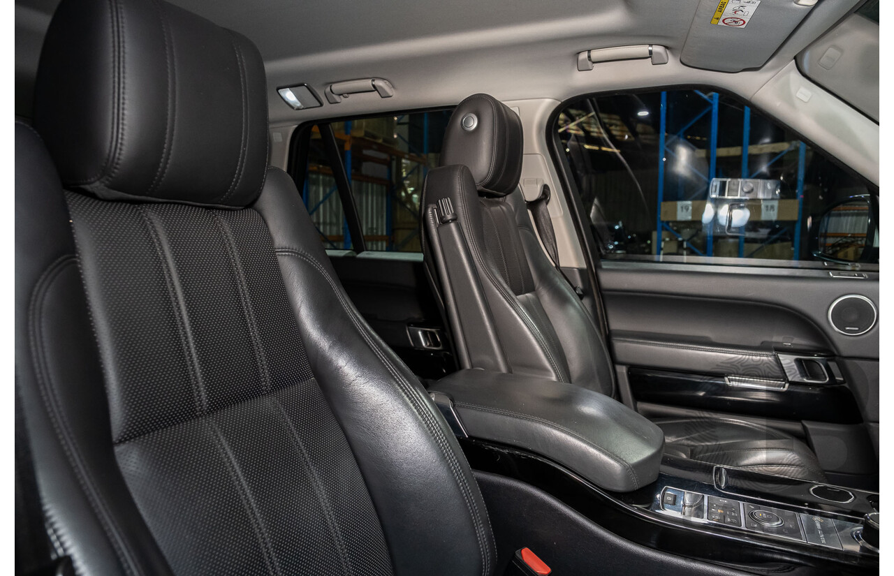 6/2014 Land Rover Range Rover Vogue TDV6 LG MY14.5 4d Wagon White 3.0L Twin Turbo Diesel