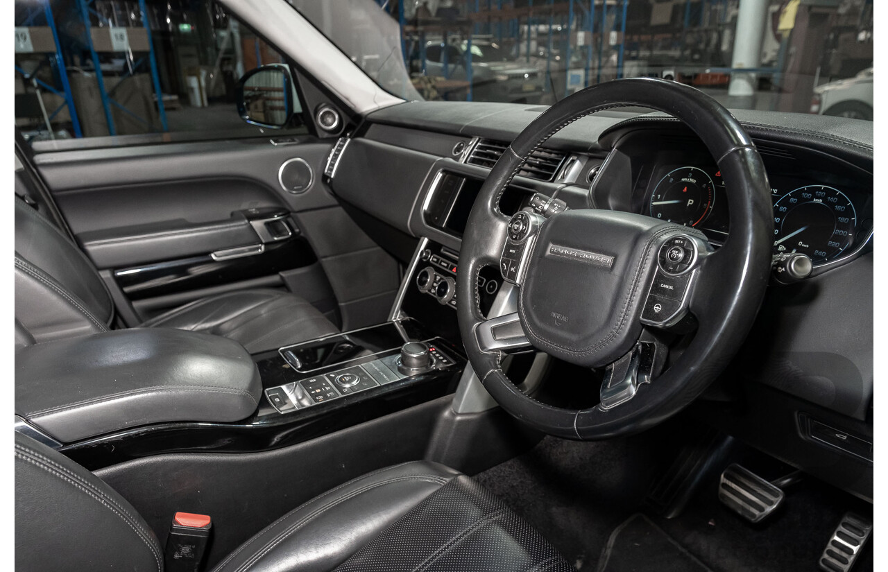 6/2014 Land Rover Range Rover Vogue TDV6 LG MY14.5 4d Wagon White 3.0L Twin Turbo Diesel