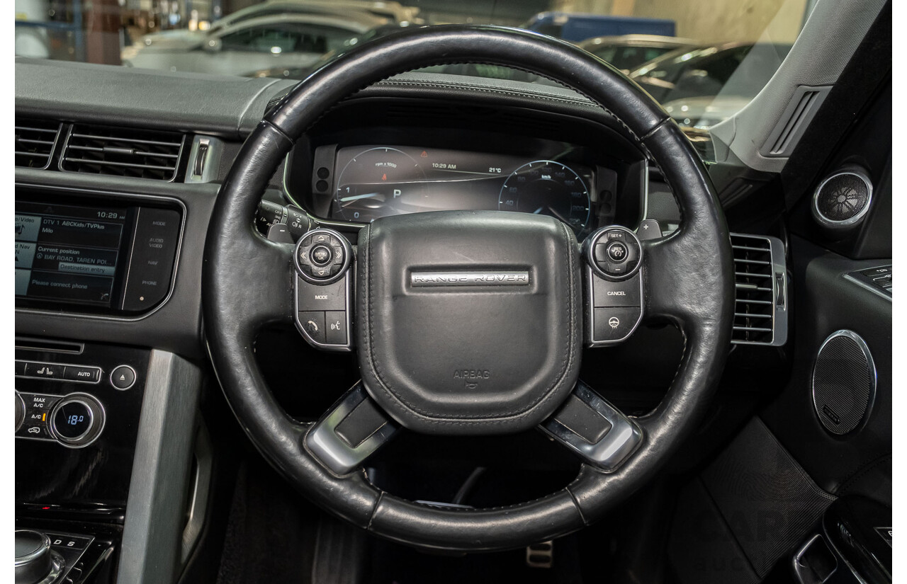 6/2014 Land Rover Range Rover Vogue TDV6 LG MY14.5 4d Wagon White 3.0L Twin Turbo Diesel