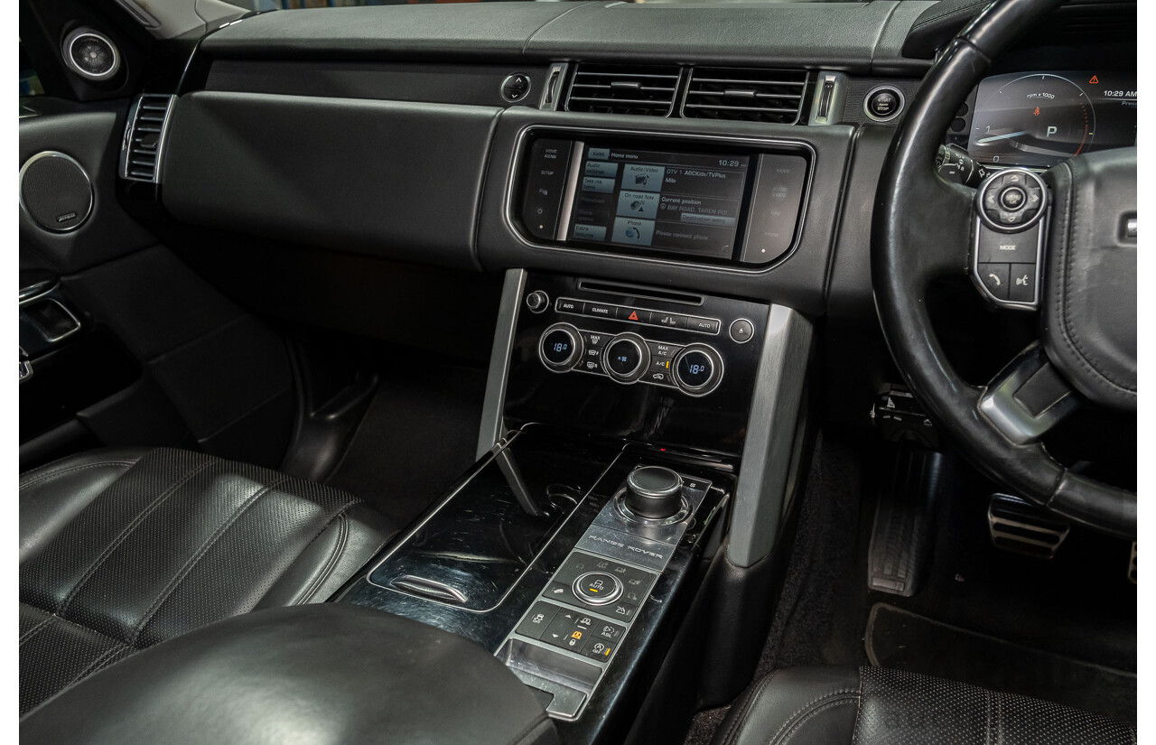 6/2014 Land Rover Range Rover Vogue TDV6 LG MY14.5 4d Wagon White 3.0L Twin Turbo Diesel